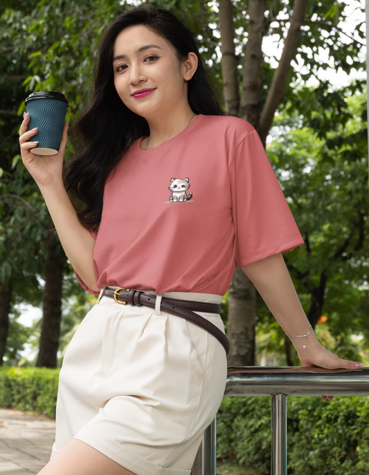 Kitty - Women's Oversized T-Shirt