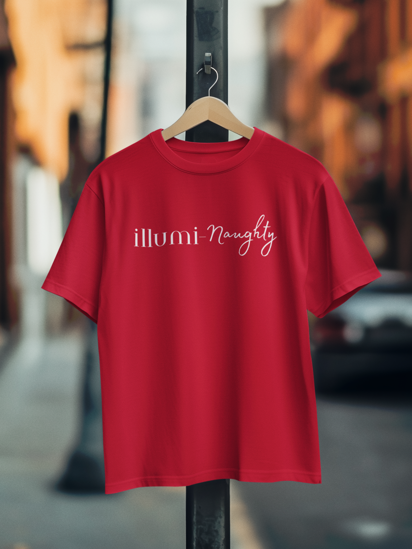 Illumi-naughty - Women's Oversized T-Shirt
