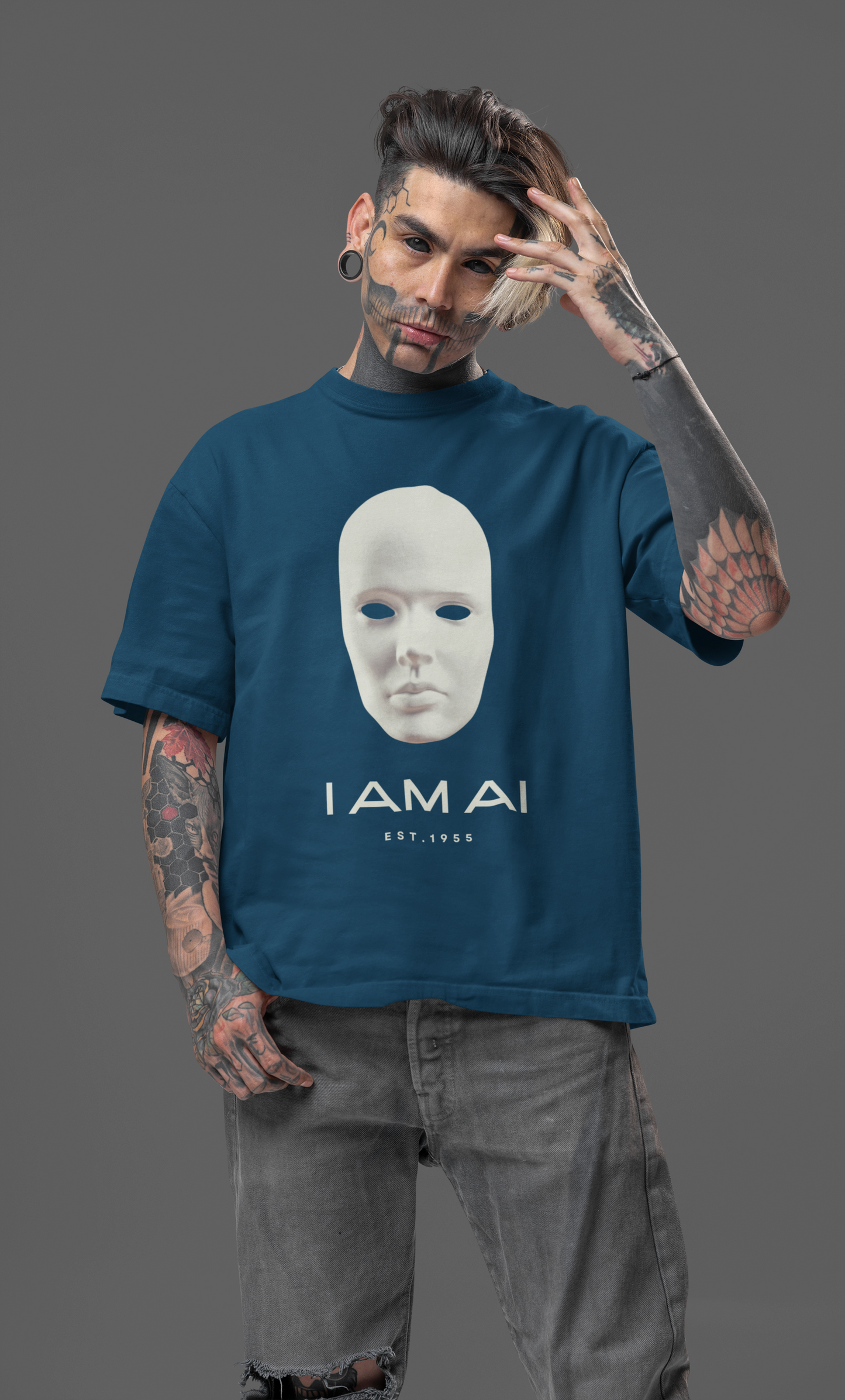 I am AI - Oversized T-Shirt
