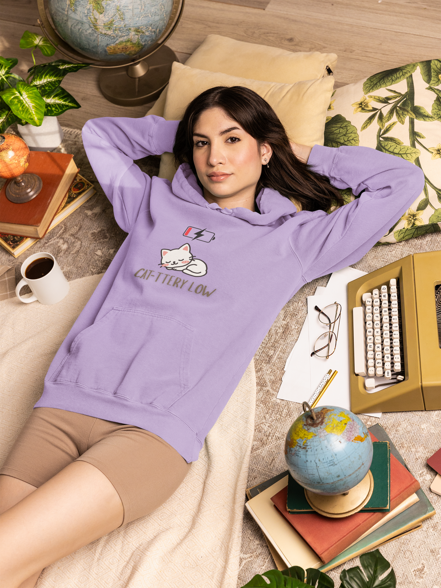 Cat-ttery Low - Women's Hoodie