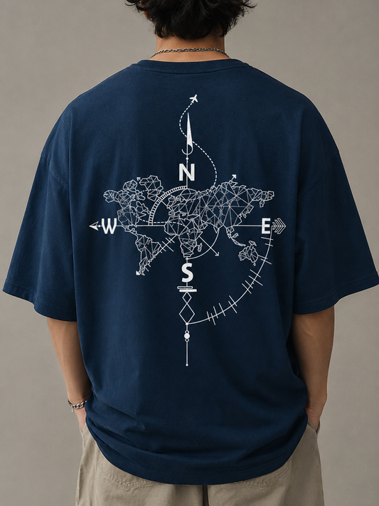 Wanderer - Men's Oversized T-shirt