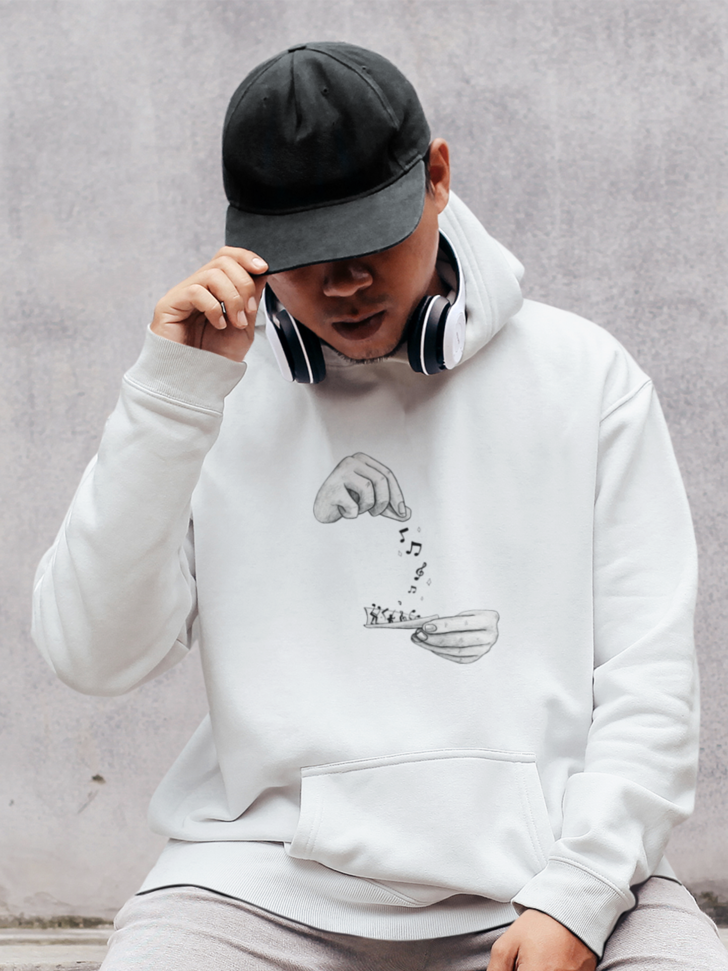 Music Addiction - Men's Hoodie