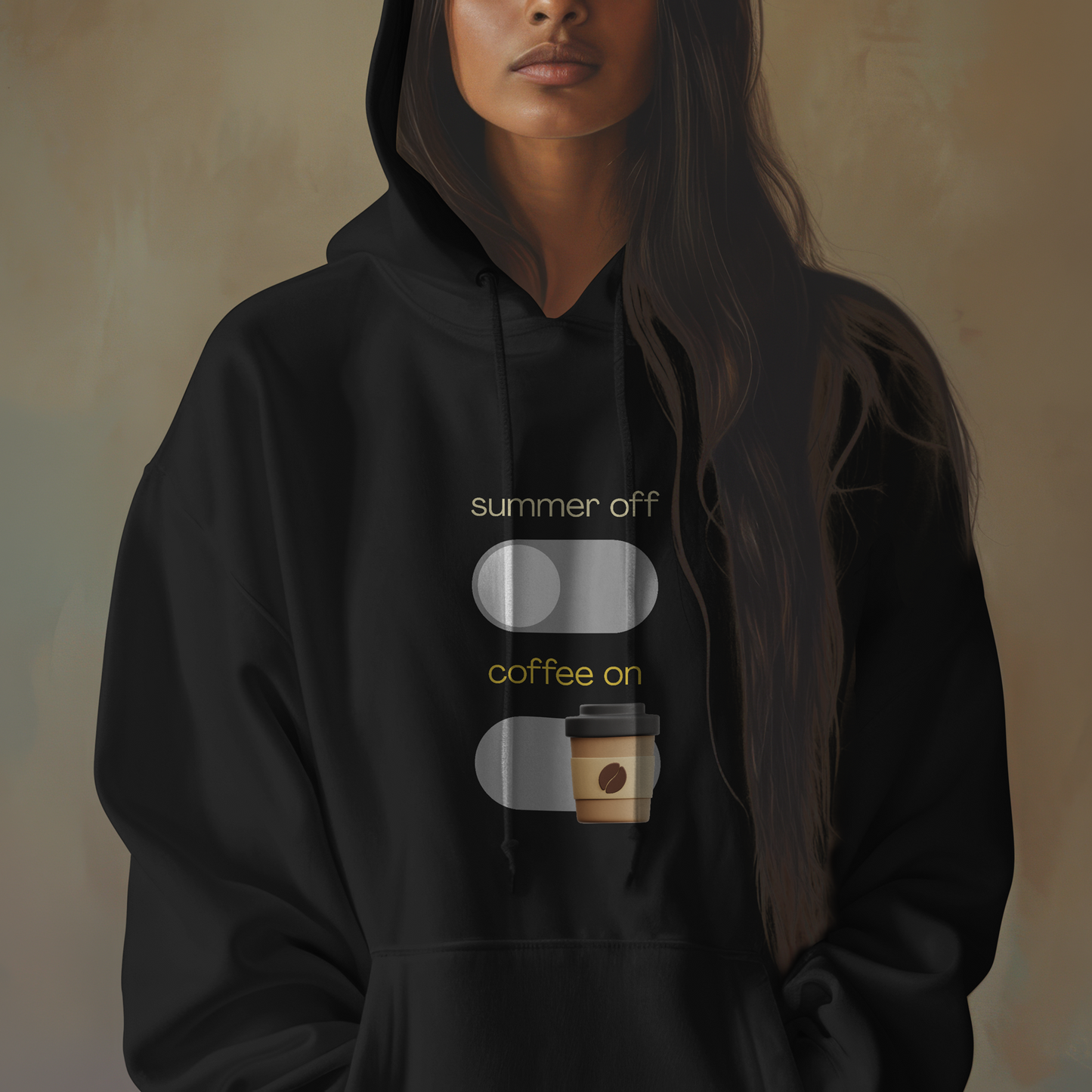 Women's Hoodie  - Summer off Coffee on
