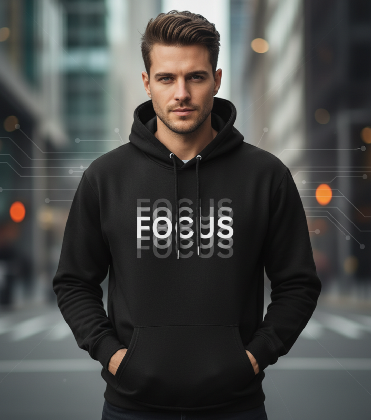 Focus - Men's Hoodie